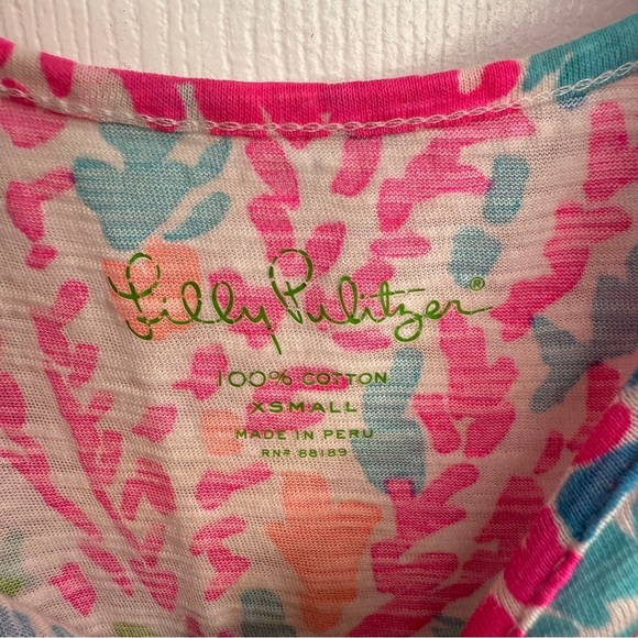 Lilly Pulitzer Tria Maxi Dress Lets Cha Cha Size Xtra Small GUC 100% Cotton - Picture 4 of 7